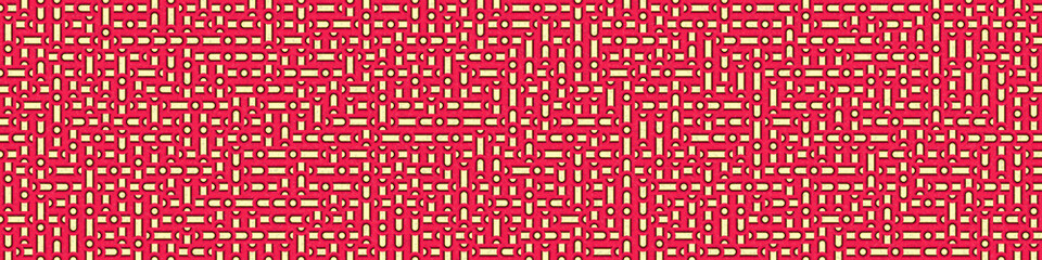 Abstract Geometric Pattern generative computational art illustration