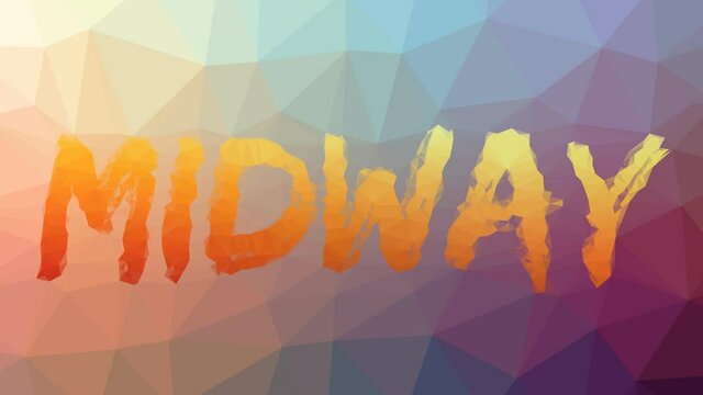 Midway fade interesting tessellated looping moving polygons