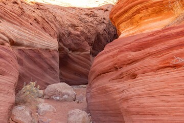 Beautiful landscape around Buckskin Gulch slot canyon