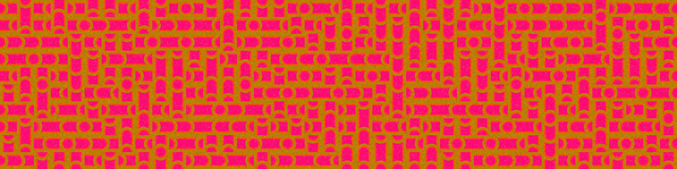 Abstract Geometric Pattern generative computational art illustration