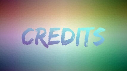 Credits Fade Techno Tessellated Looping Pulsing Polygons