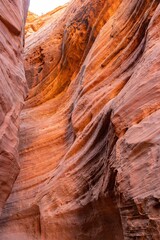 Beautiful landscape around Buckskin Gulch slot canyon