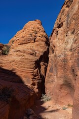 Beautiful landscape around Buckskin Gulch slot canyon
