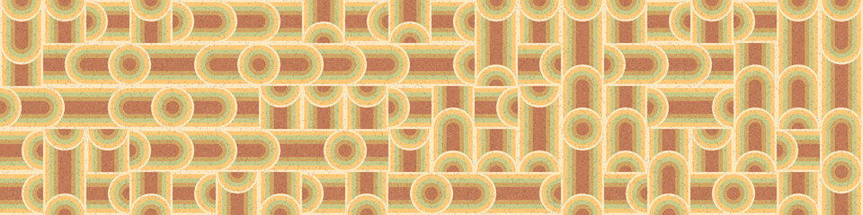 Abstract Geometric Pattern generative computational art illustration