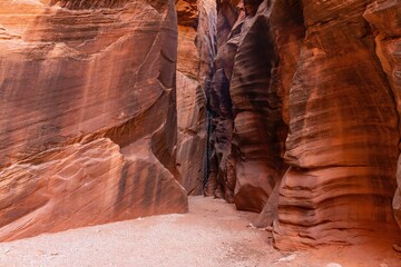 Beautiful landscape around Buckskin Gulch slot canyon