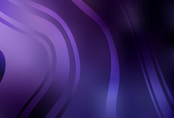 Dark Purple vector colorful blur backdrop.