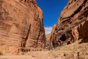 Obraz premium Beautiful landscape around Buckskin Gulch slot canyon