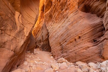 Beautiful landscape around Buckskin Gulch slot canyon