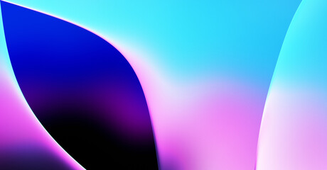 Abstract background. Fluid color gradient waves, with dynamic motion. Neon colorful abstract design of light waves. Illustration For Wallpaper, Banner, Background, Card, Book Illustration, website.