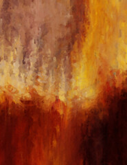 Modern art. Colorful contemporary artwork. Color strokes of paint. Brushstrokes on abstract background. Brush painting. Unique wall art.