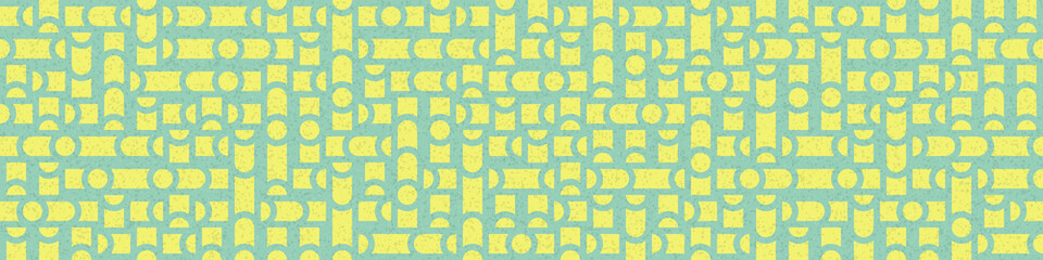 Abstract Geometric Pattern generative computational art illustration