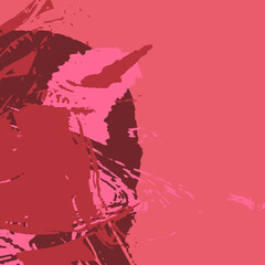 Abstract color painting background. Ink pattern illustration. Contemporary and modern texture. Creative and artistic wallpaper. Artistic wall with brushed shapes design. Urban Grunge.