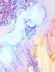 Modern art painting. Artistic watercolored backdrop material. Unique watercolor random pattern. Creative abstraction. Digital texture wallpaper. 2d illustration.