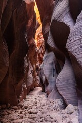 Beautiful landscape around Buckskin Gulch slot canyon