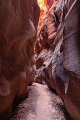 Beautiful landscape around Buckskin Gulch slot canyon