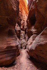 Beautiful landscape around Buckskin Gulch slot canyon