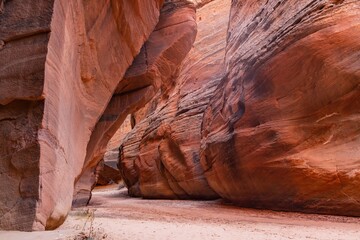 Beautiful landscape around Buckskin Gulch slot canyon