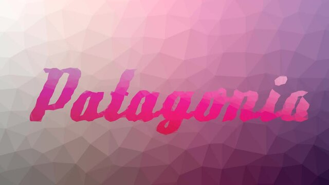 Patagonia fade weird tessellating looping animated triangles