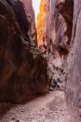 Beautiful landscape around Buckskin Gulch slot canyon