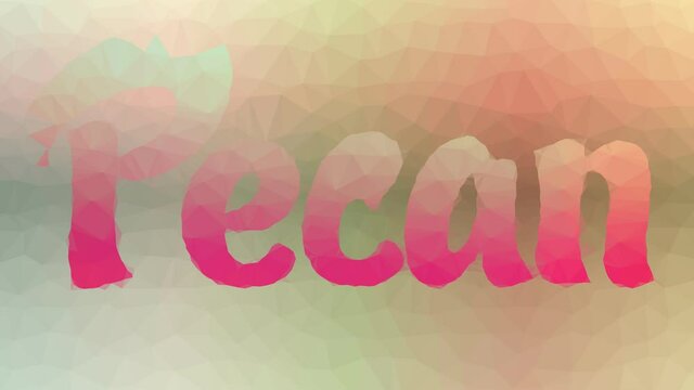 Pecan fade techno tessellating looping moving triangles