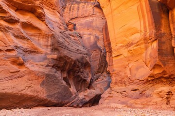 Beautiful landscape around Buckskin Gulch slot canyon