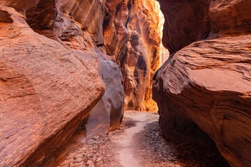 Beautiful landscape around Buckskin Gulch slot canyon