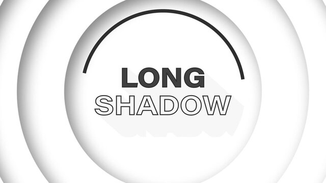 Clean Long Shadow Shape Reveal