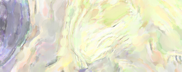 Contemporary art. Hand made painting. Modern artwork. Painting with brushstrokes of watercolor on surface. 2d illustration. Artistic background image. Abstract painting on canvas. Colorful texture.