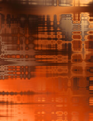 Urban grunge background with geometrical pattern. Linear colorful texture. Futuristic wallpaper of a decaying texture..