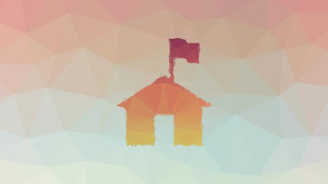 ranger station fade strange tessellated looping animated polygons