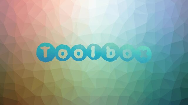 Toolbox fade modern tessellation looping animated polygons