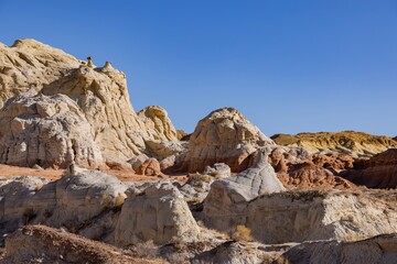 Beautiful landscape around Toadstool Hoodoos