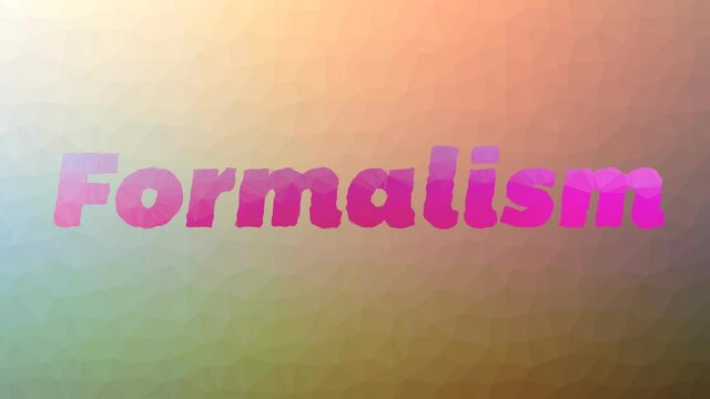 Formalism Dissolving Modern Tessellating Looping Moving Polygons