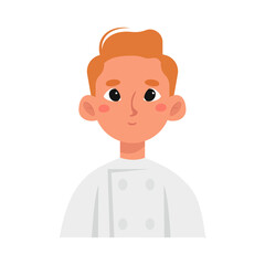 Isolated chef man professions jobs icon- Vector