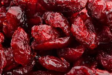 dried cranberry macro detail closeup