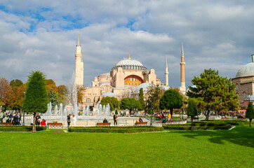 Hagia Sophia mosque in Istanbul