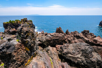 静岡県伊東市の城ケ崎海岸