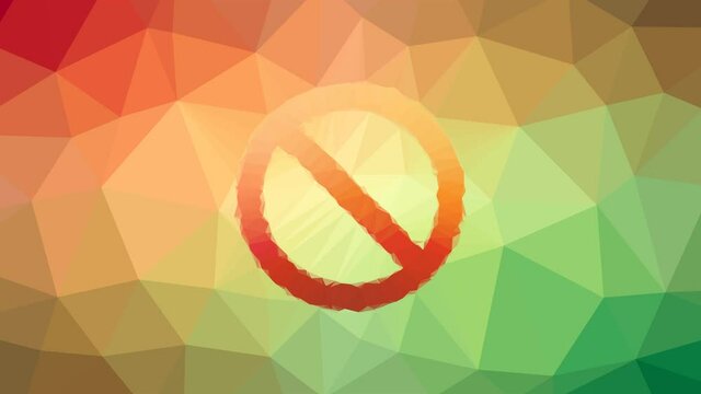 no fade strange tessellated looping pulsing polygons