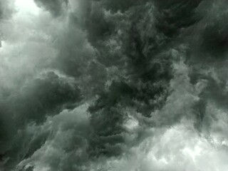 dark clouds storm