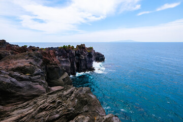 静岡県伊東市の城ケ崎海岸