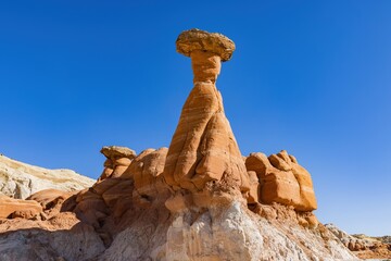 Beautiful landscape around Toadstool Hoodoos