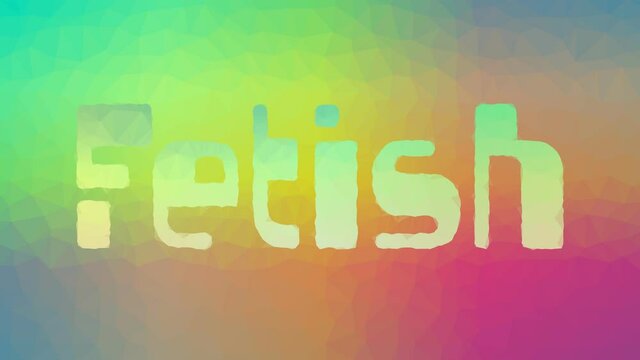 Fetish Appearing Modern Tessellation Looping Animated Polygons
