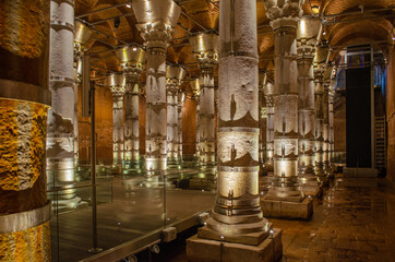 Theodosius cistern in Istanbul