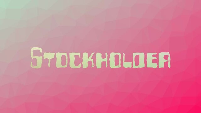 Stockholder Fade Strange Tessellating Looping Animated Polygons