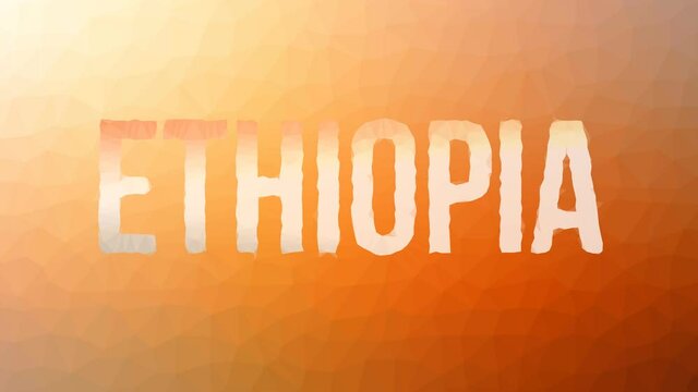 Ethiopia dissolving interesting tessellating looping moving polygons