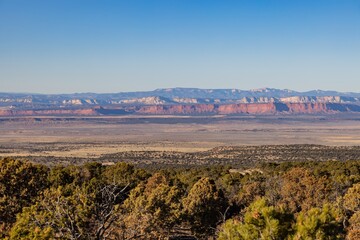 High angle view of the Vermilion Cliffs National Monument from LeFevre Overlook