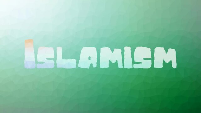 Islamism Dissolving Techno Tessellating Looping Pulsing Polygons