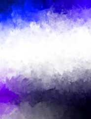 Abstract background of colorful brush strokes. Brushed vibrant wallpaper. Painted artistic creation. Unique and creative illustration.