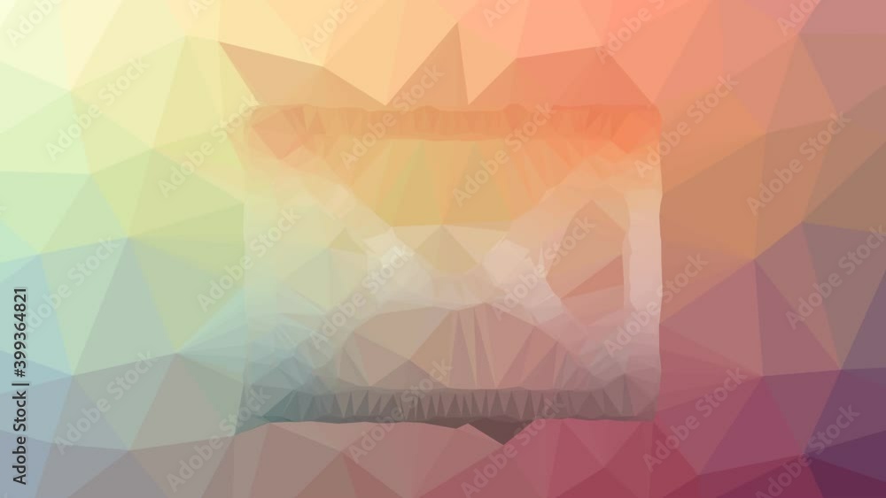 Poster envelope letter mail stamp send inbox message white appearing techno tessellating looping animated t