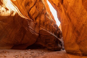 Beautiful landscape around Buckskin Gulch slot canyon